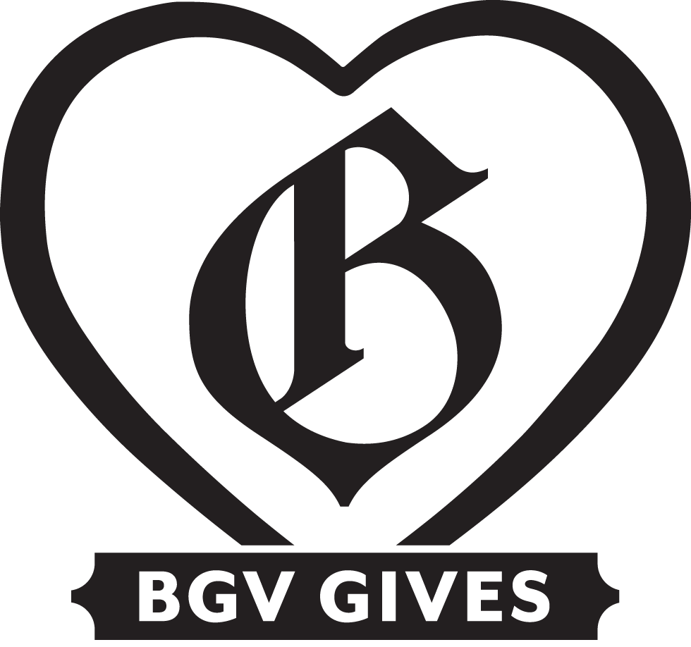 bgv gives logo black